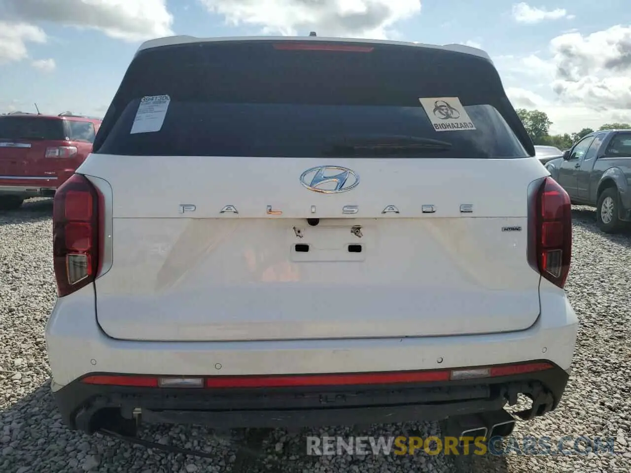 6 fotografías del automóvil dañado KM8R5DGE1RU664813 HYUNDAI PALISADE 2024