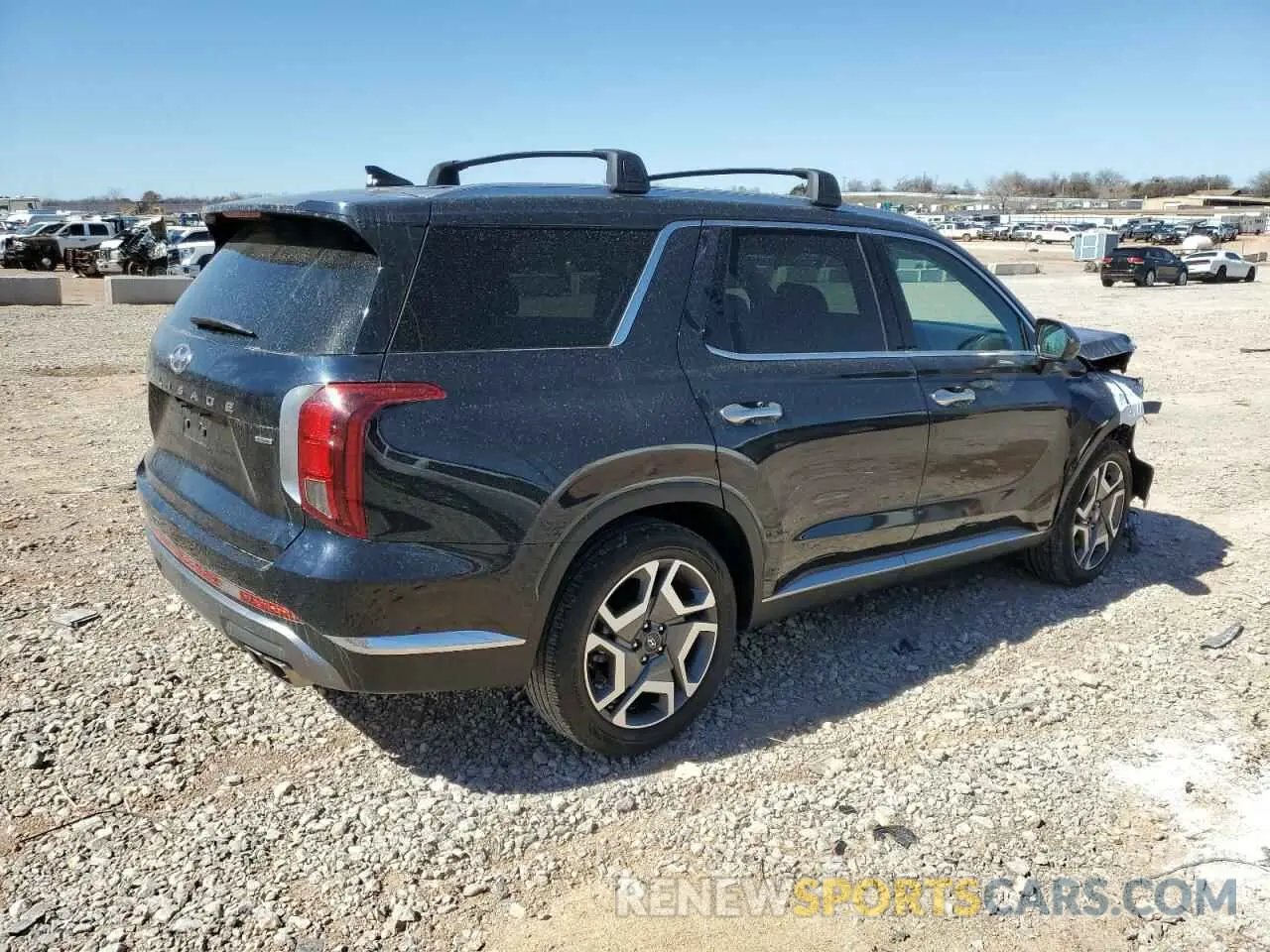 3 fotografías del automóvil dañado KM8R5DGE3RU697201 HYUNDAI PALISADE 2024