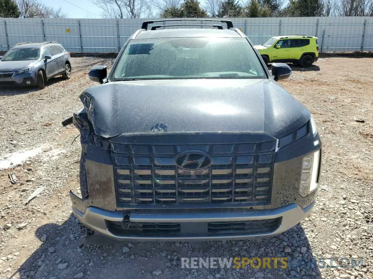 5 fotografías del automóvil dañado KM8R5DGE3RU697201 HYUNDAI PALISADE 2024
