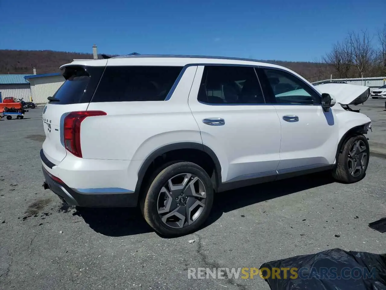3 fotografías del automóvil dañado KM8R5DGE4RU781947 HYUNDAI PALISADE 2024