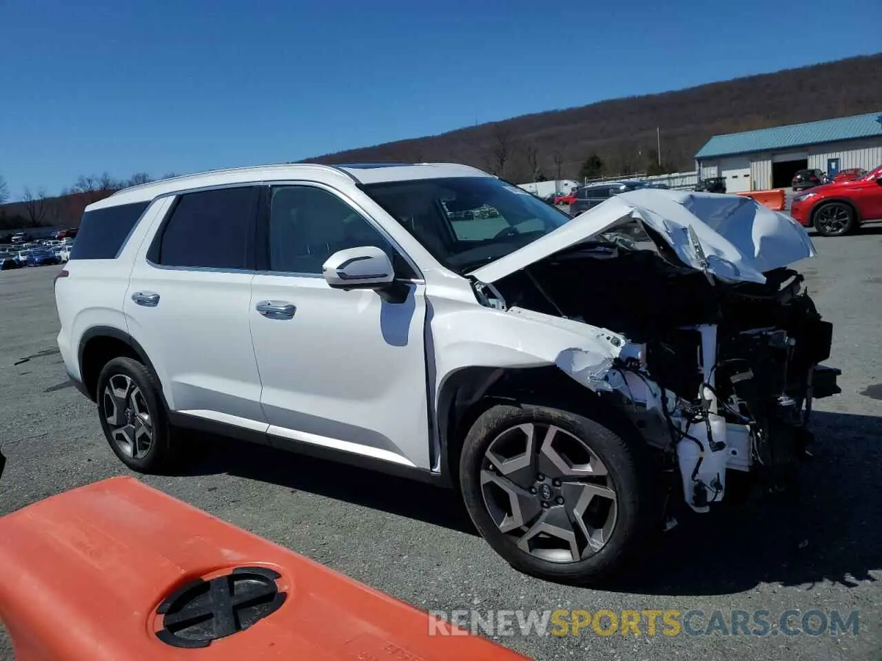 4 fotografías del automóvil dañado KM8R5DGE4RU781947 HYUNDAI PALISADE 2024