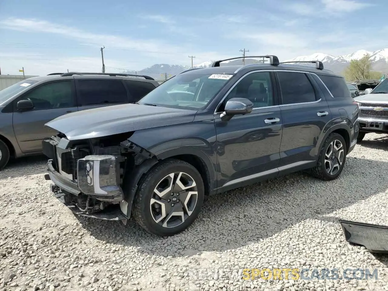 1 fotografías del automóvil dañado KM8R5DGE6RU665228 HYUNDAI PALISADE 2024
