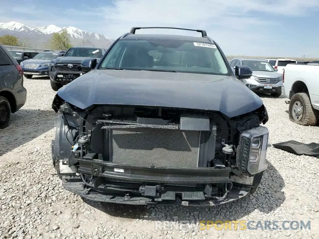 5 fotografías del automóvil dañado KM8R5DGE6RU665228 HYUNDAI PALISADE 2024