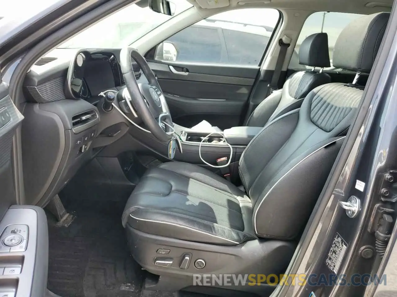 7 fotografías del automóvil dañado KM8R5DGE6RU665228 HYUNDAI PALISADE 2024