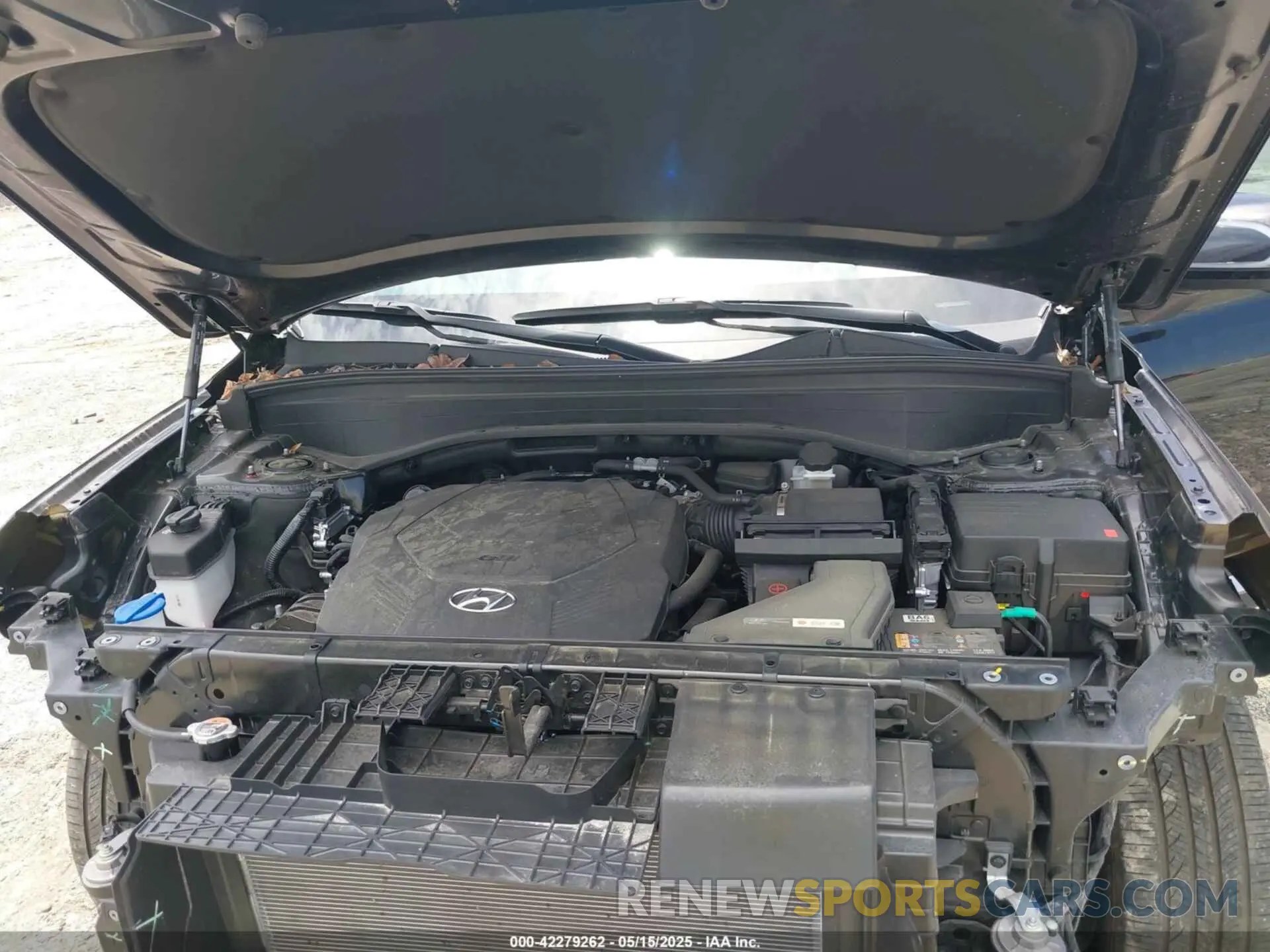 10 fotografías del automóvil dañado KM8R5DGE7RU698500 HYUNDAI PALISADE 2024