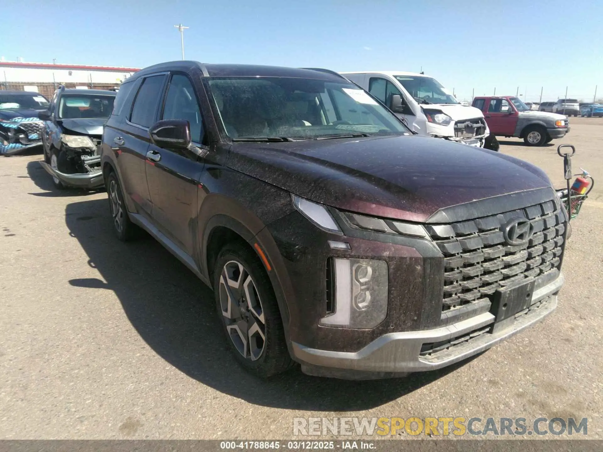 1 fotografías del automóvil dañado KM8R5DGE8RU720665 HYUNDAI PALISADE 2024