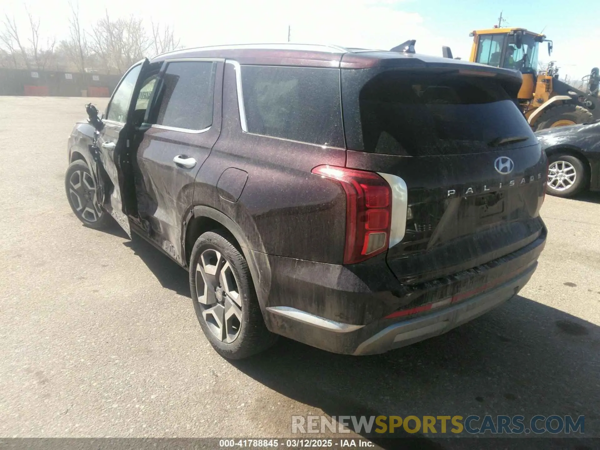 3 fotografías del automóvil dañado KM8R5DGE8RU720665 HYUNDAI PALISADE 2024