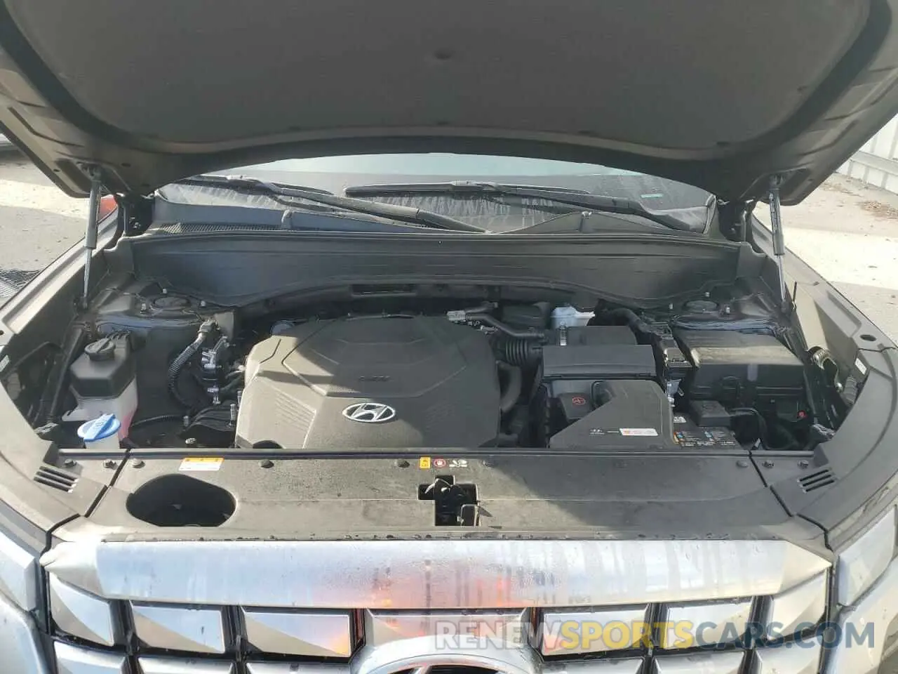 12 fotografías del automóvil dañado KM8R74GE2RU681128 HYUNDAI PALISADE 2024