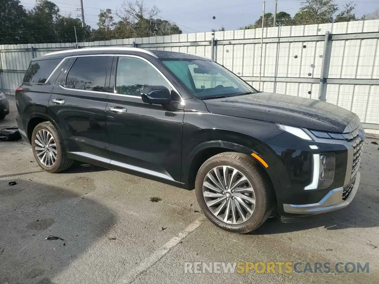 4 fotografías del automóvil dañado KM8R74GE2RU681128 HYUNDAI PALISADE 2024