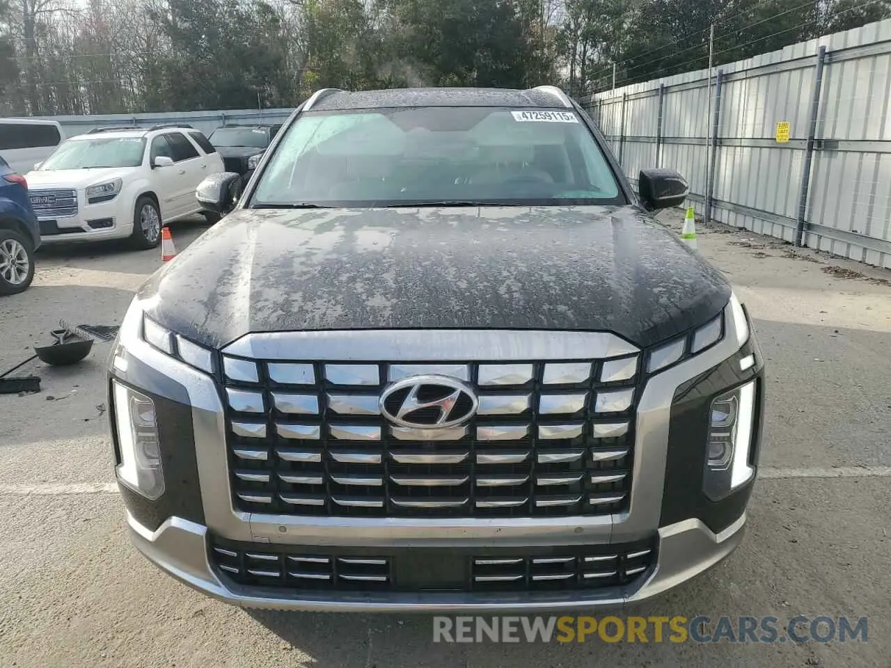 5 fotografías del automóvil dañado KM8R74GE2RU681128 HYUNDAI PALISADE 2024