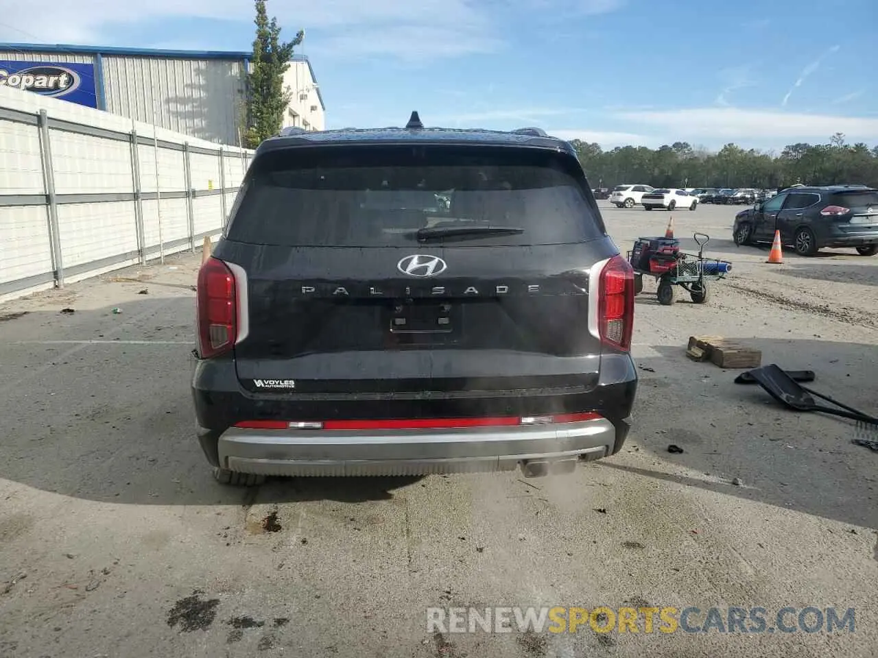 6 fotografías del automóvil dañado KM8R74GE2RU681128 HYUNDAI PALISADE 2024