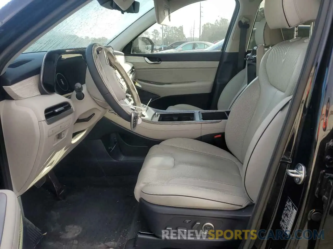 7 fotografías del automóvil dañado KM8R74GE2RU681128 HYUNDAI PALISADE 2024