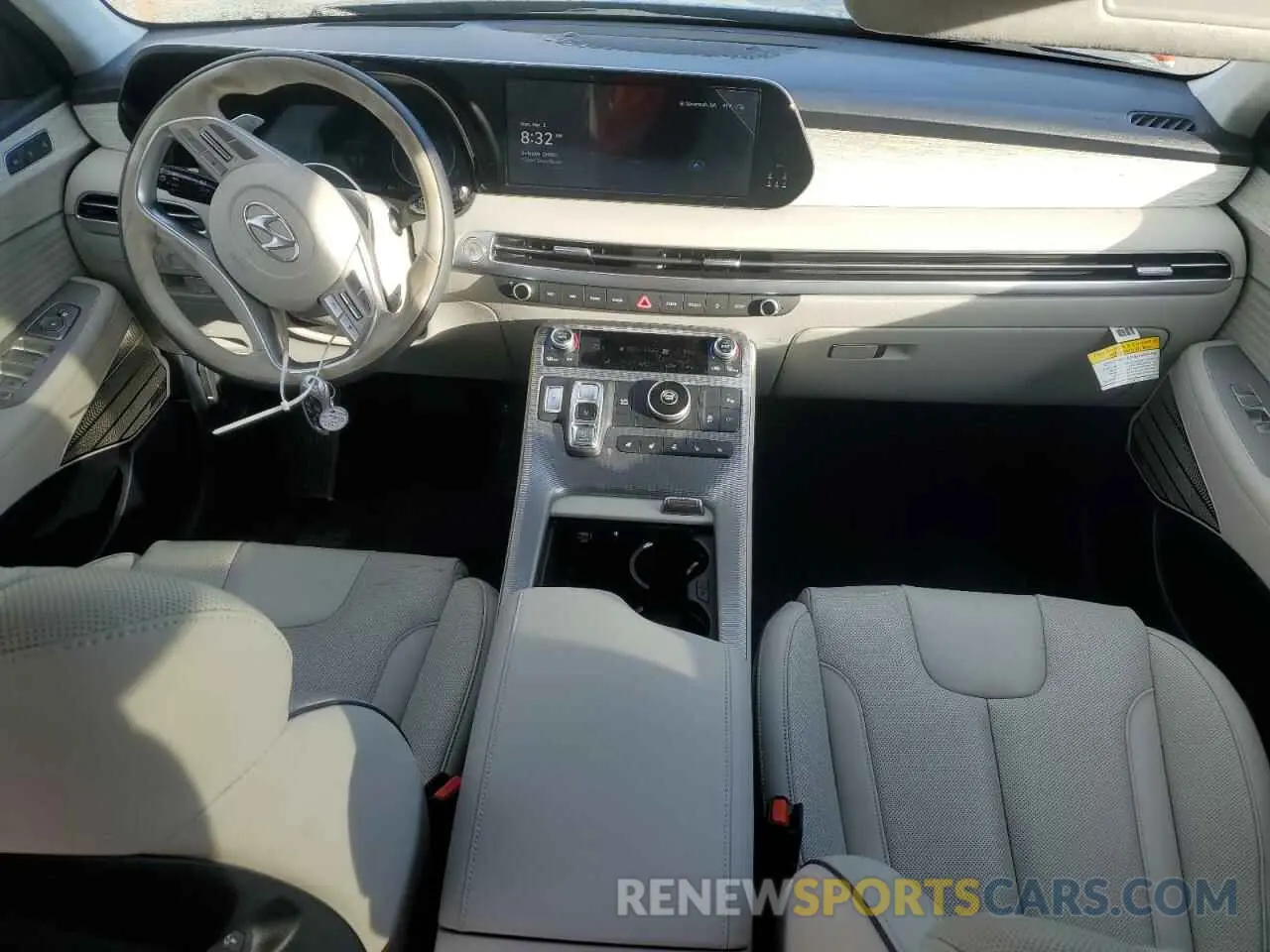 8 fotografías del automóvil dañado KM8R74GE2RU681128 HYUNDAI PALISADE 2024