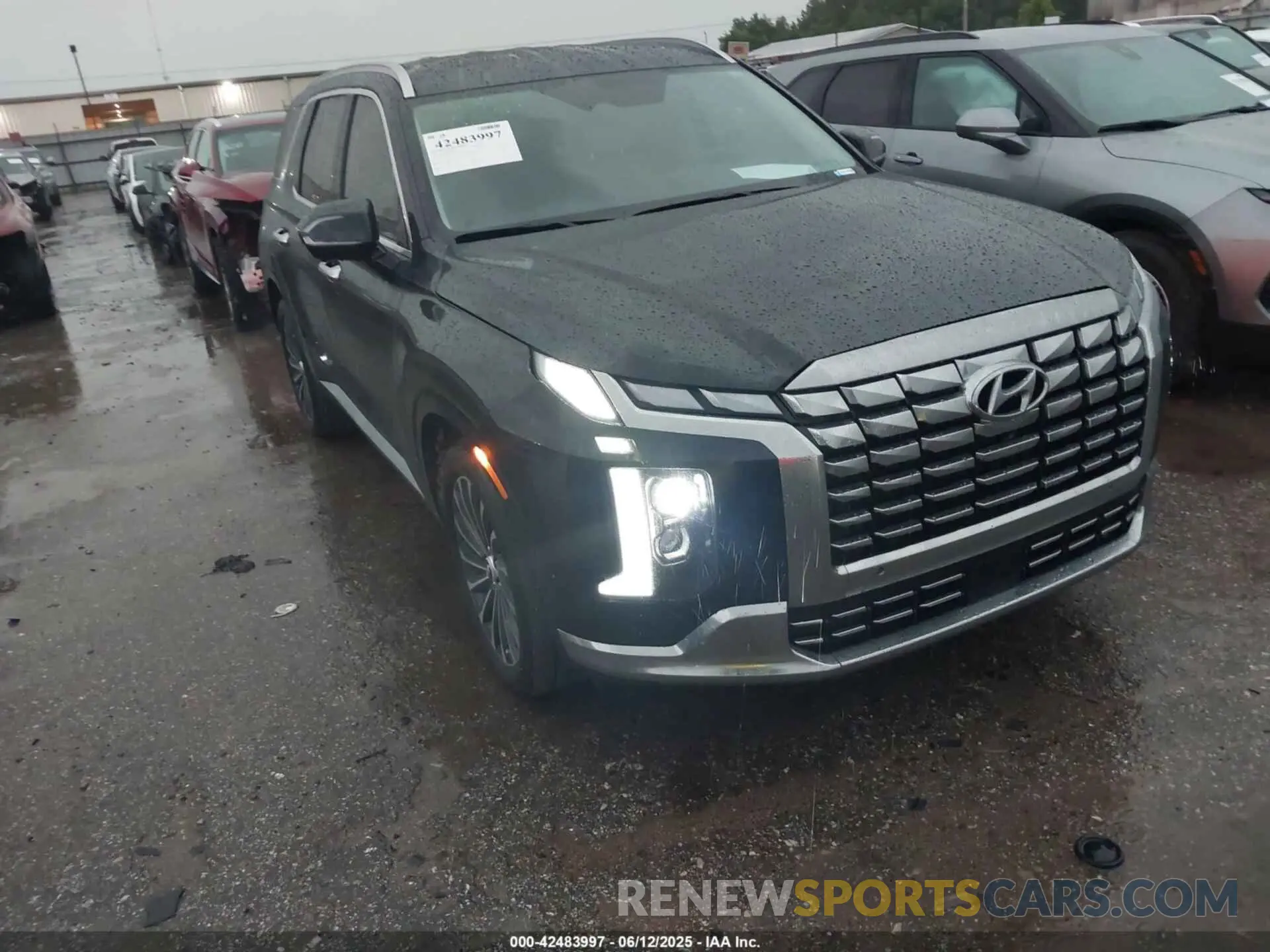 1 fotografías del automóvil dañado KM8R74GE4RU737442 HYUNDAI PALISADE 2024