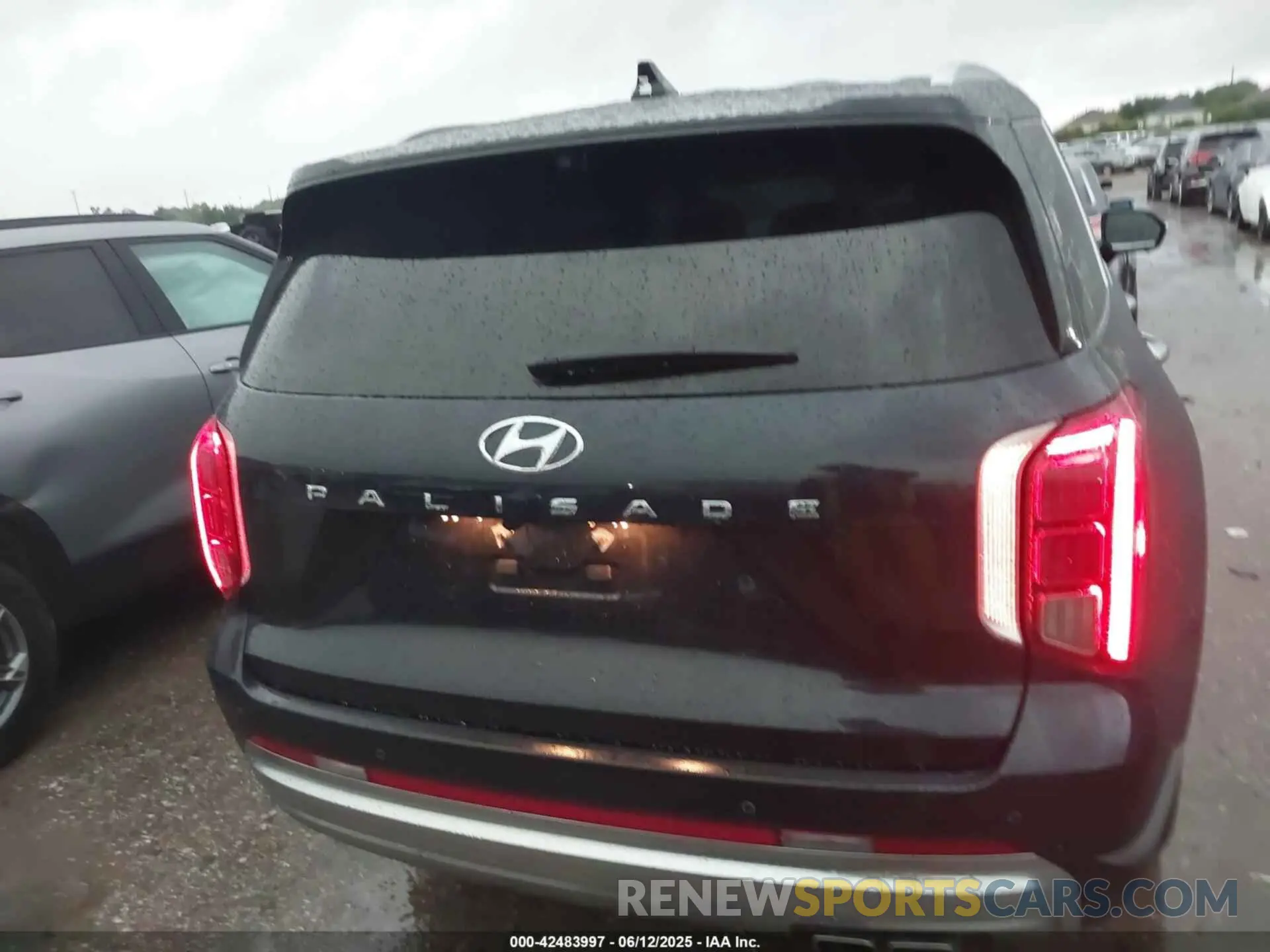 16 fotografías del automóvil dañado KM8R74GE4RU737442 HYUNDAI PALISADE 2024