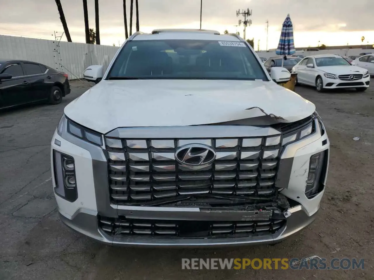 5 fotografías del automóvil dañado KM8R74GE4RU798760 HYUNDAI PALISADE 2024