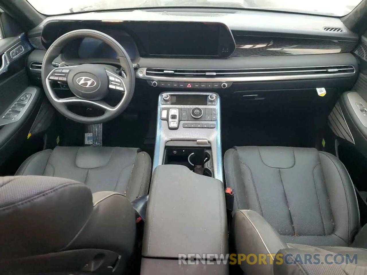 8 fotografías del automóvil dañado KM8R74GE4RU798760 HYUNDAI PALISADE 2024