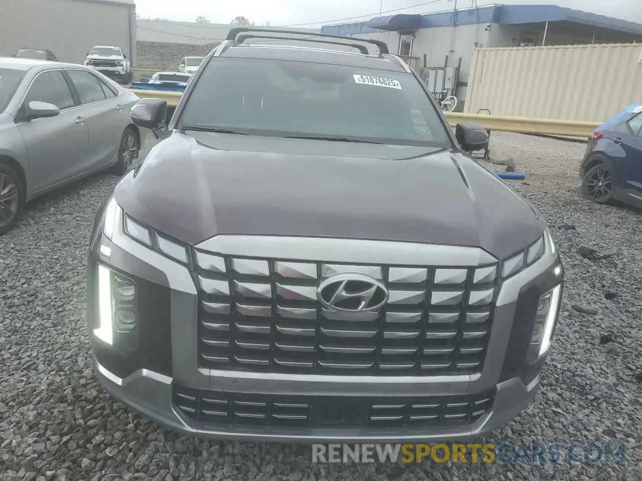 5 fotografías del automóvil dañado KM8R74GE5RU678773 HYUNDAI PALISADE 2024