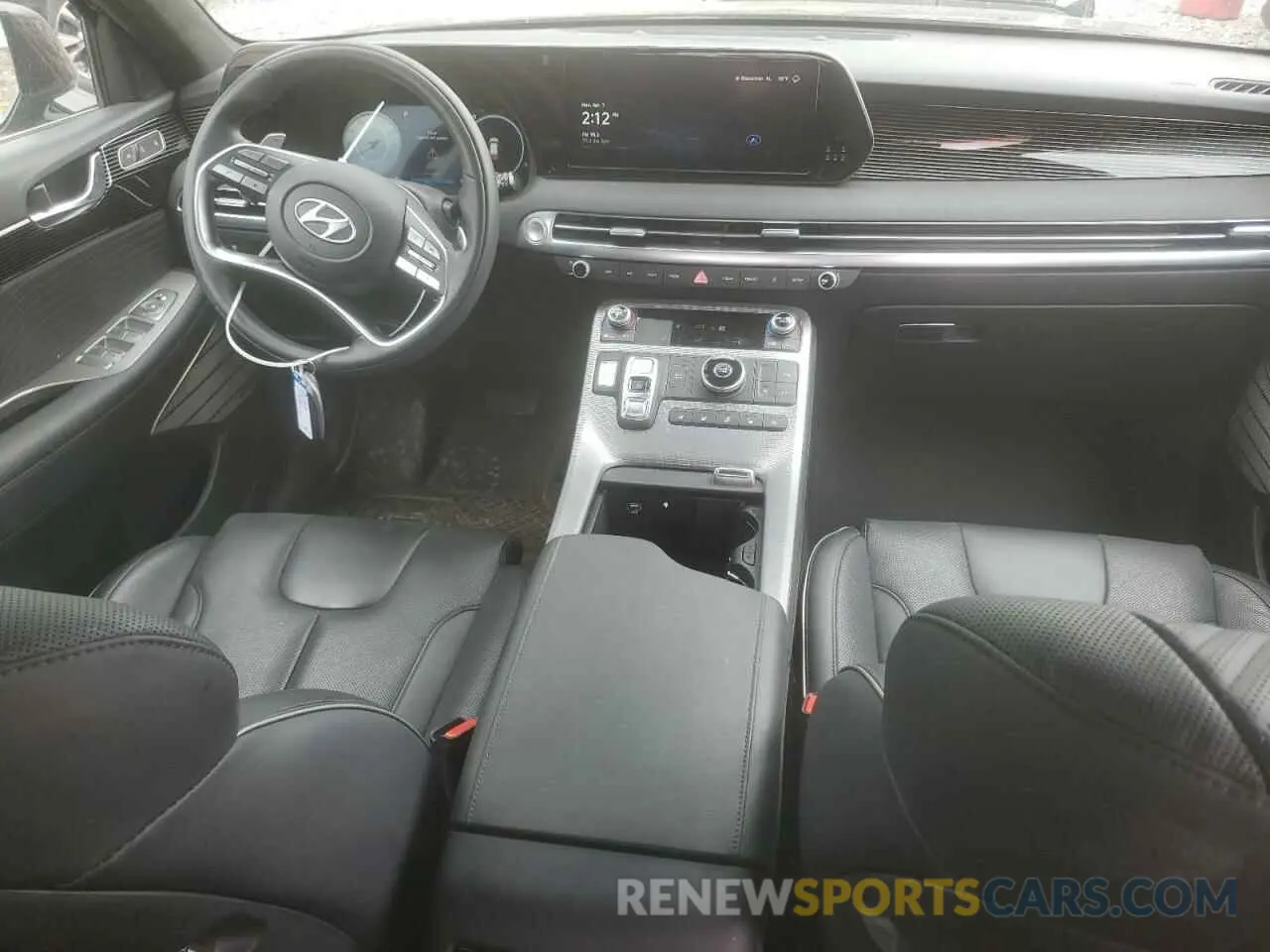 8 fotografías del automóvil dañado KM8R74GE5RU678773 HYUNDAI PALISADE 2024