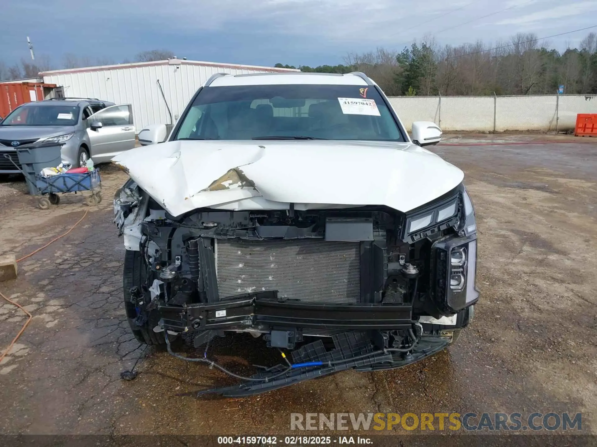 13 fotografías del automóvil dañado KM8R74GE5RU727664 HYUNDAI PALISADE 2024