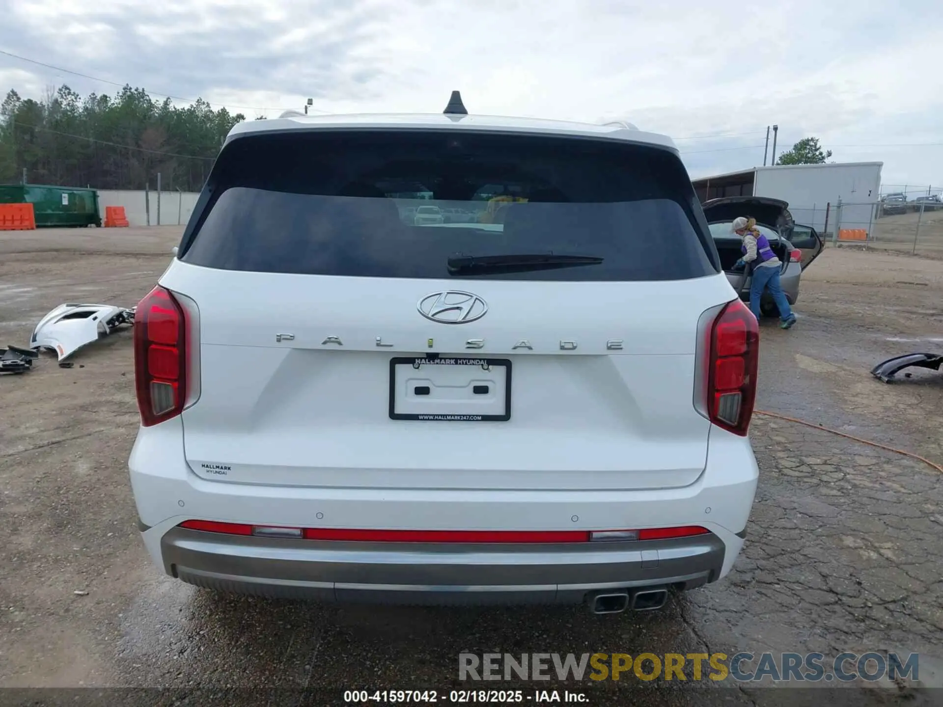 17 fotografías del automóvil dañado KM8R74GE5RU727664 HYUNDAI PALISADE 2024