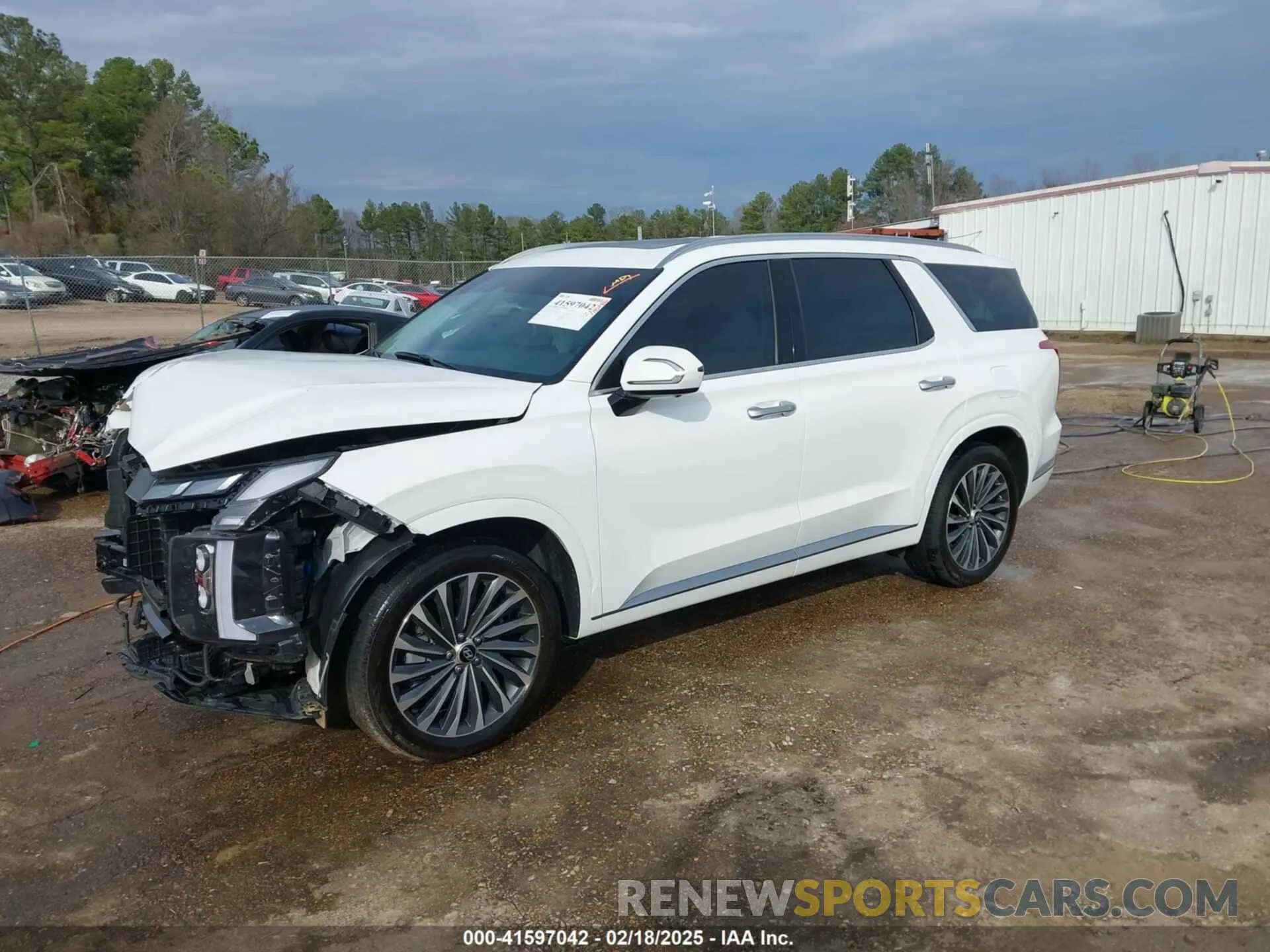 2 fotografías del automóvil dañado KM8R74GE5RU727664 HYUNDAI PALISADE 2024
