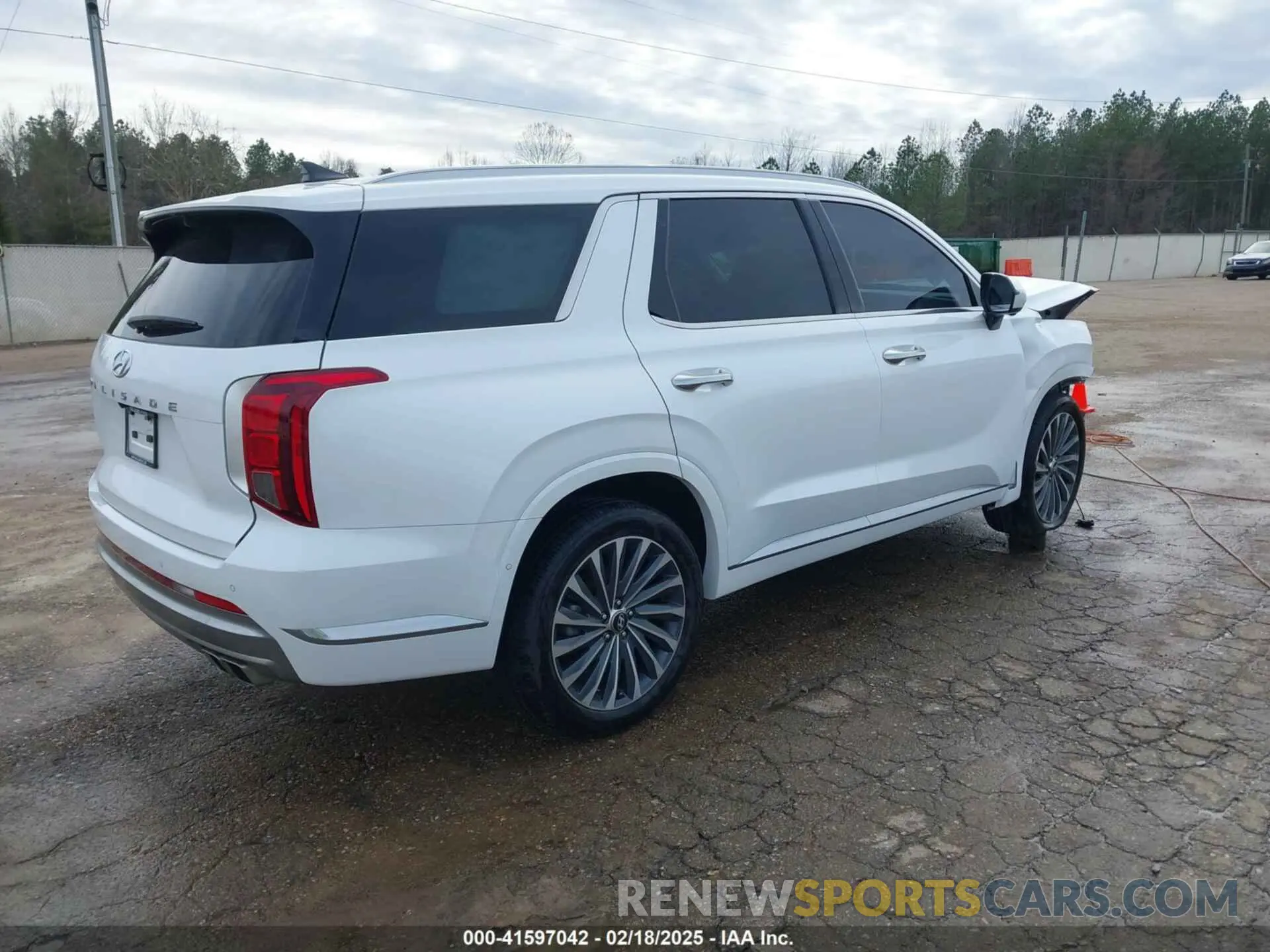 4 fotografías del automóvil dañado KM8R74GE5RU727664 HYUNDAI PALISADE 2024
