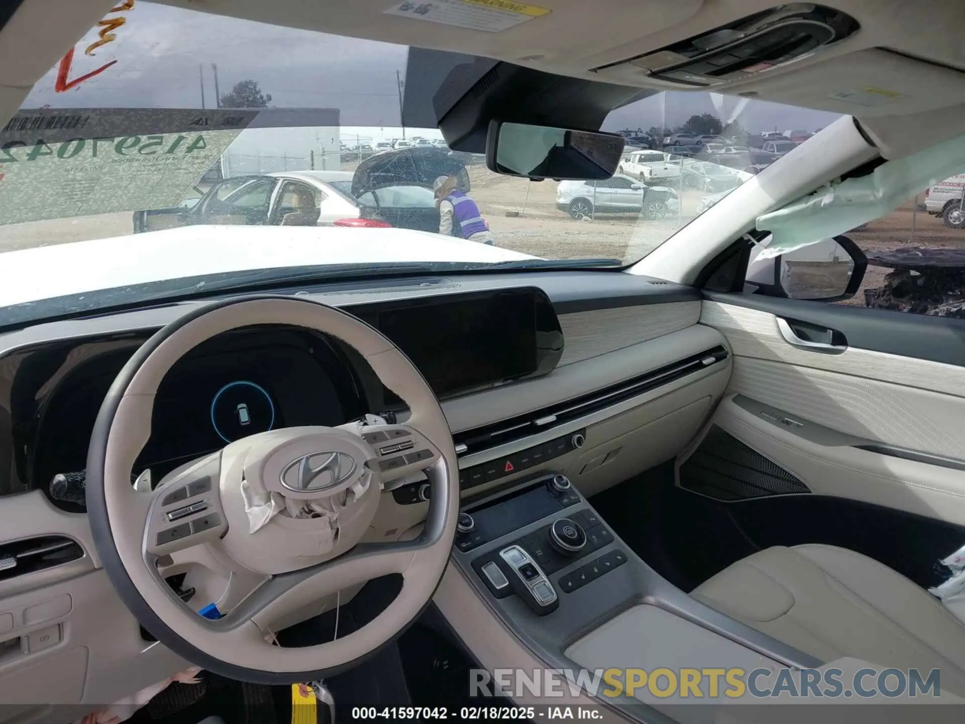 5 fotografías del automóvil dañado KM8R74GE5RU727664 HYUNDAI PALISADE 2024