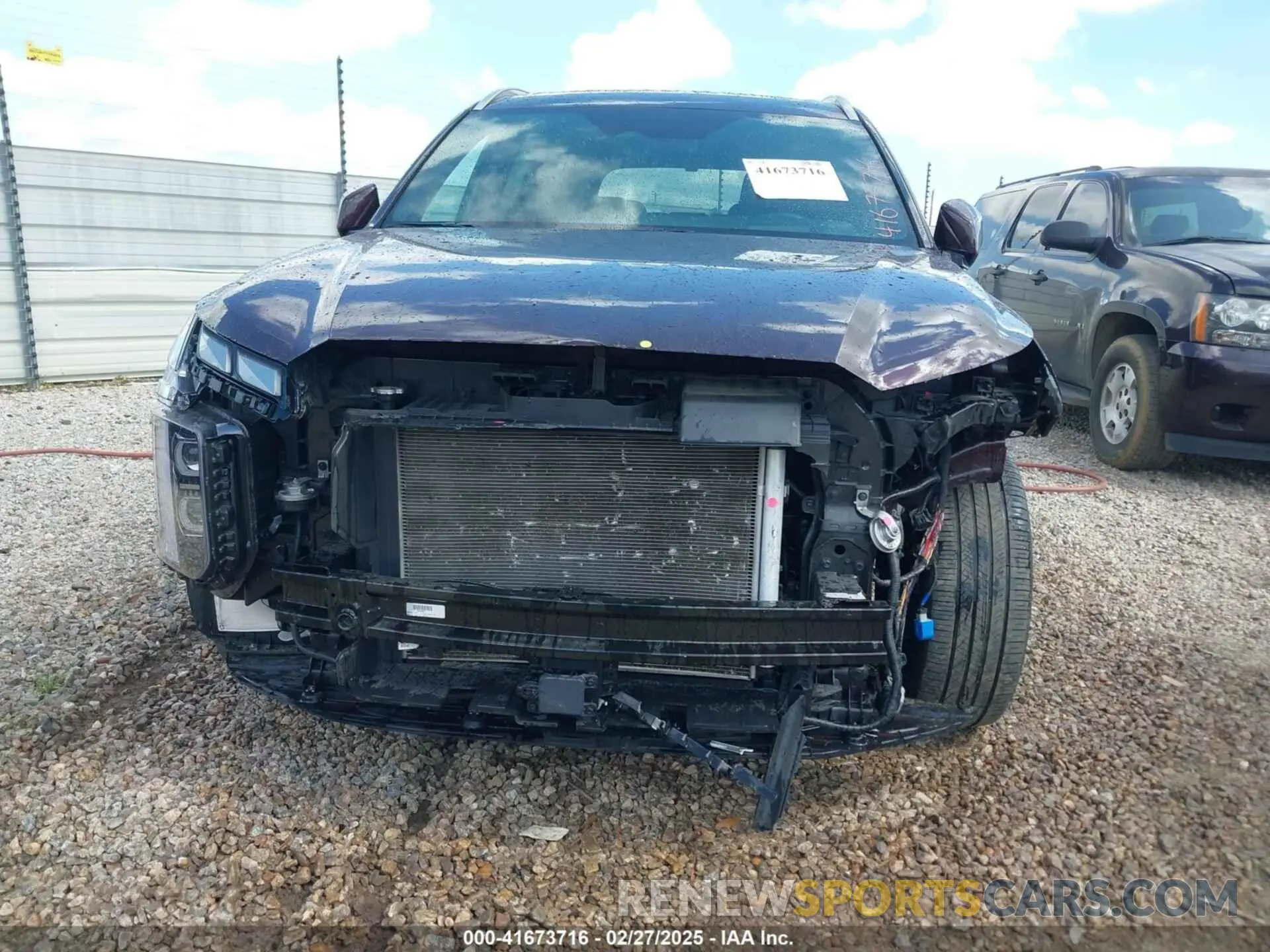 12 fotografías del automóvil dañado KM8R74GE7RU672196 HYUNDAI PALISADE 2024
