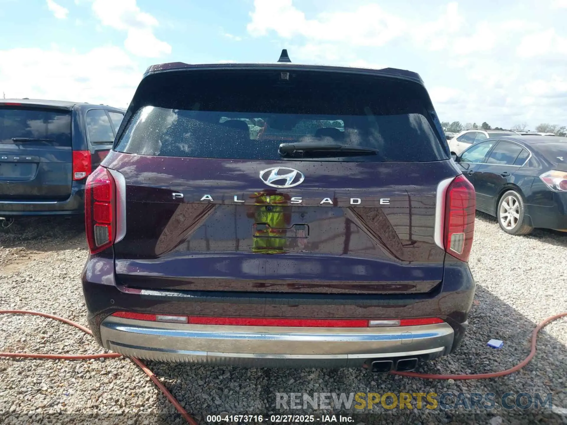 16 fotografías del automóvil dañado KM8R74GE7RU672196 HYUNDAI PALISADE 2024