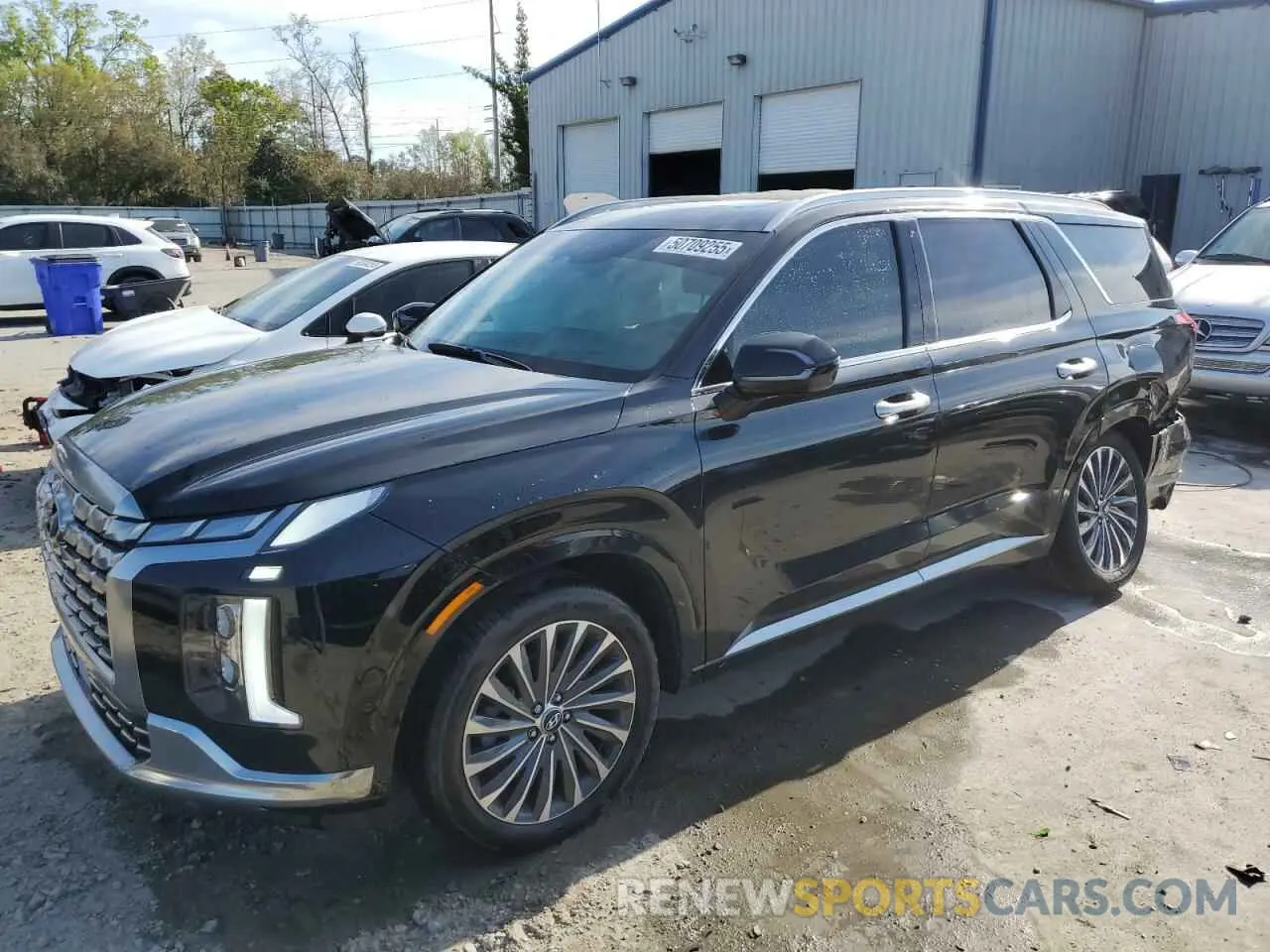 1 fotografías del automóvil dañado KM8R74GE7RU751108 HYUNDAI PALISADE 2024