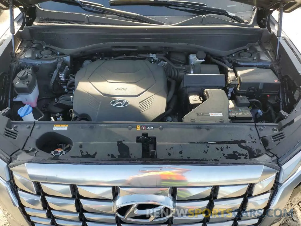 12 fotografías del automóvil dañado KM8R74GE7RU751108 HYUNDAI PALISADE 2024