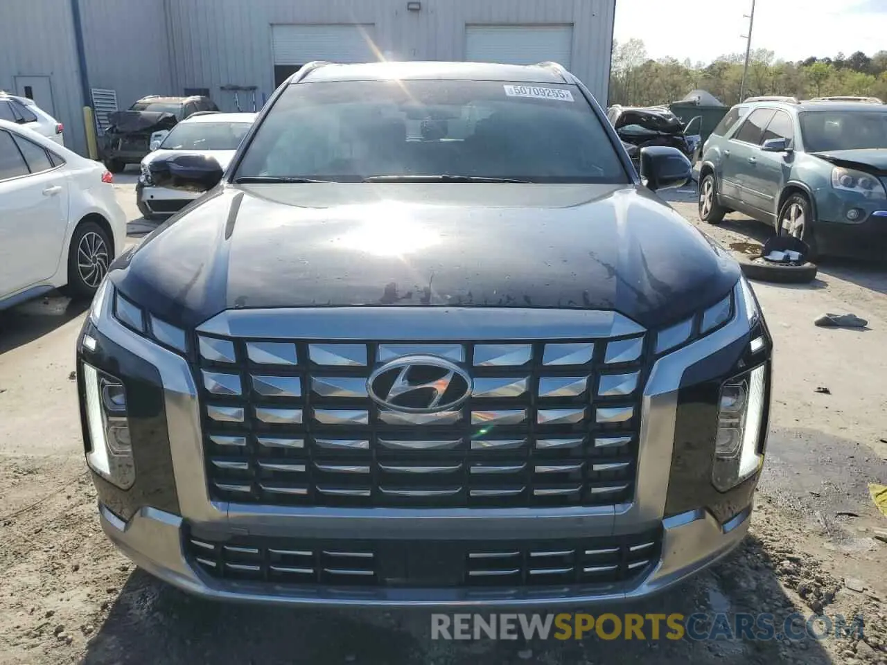 5 fotografías del automóvil dañado KM8R74GE7RU751108 HYUNDAI PALISADE 2024