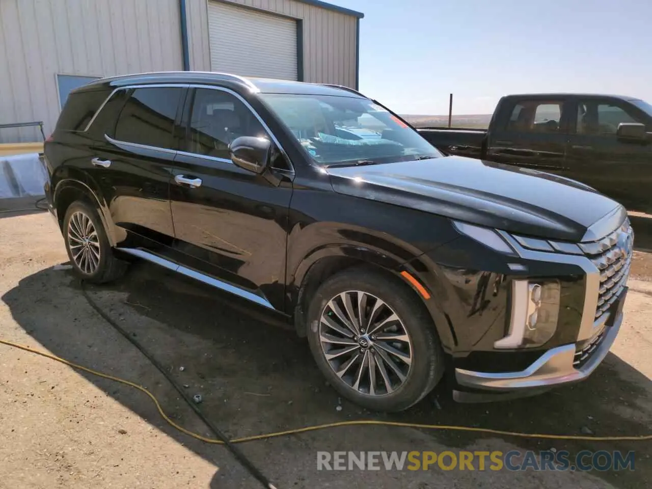 4 fotografías del automóvil dañado KM8R7DGE0RU687557 HYUNDAI PALISADE 2024