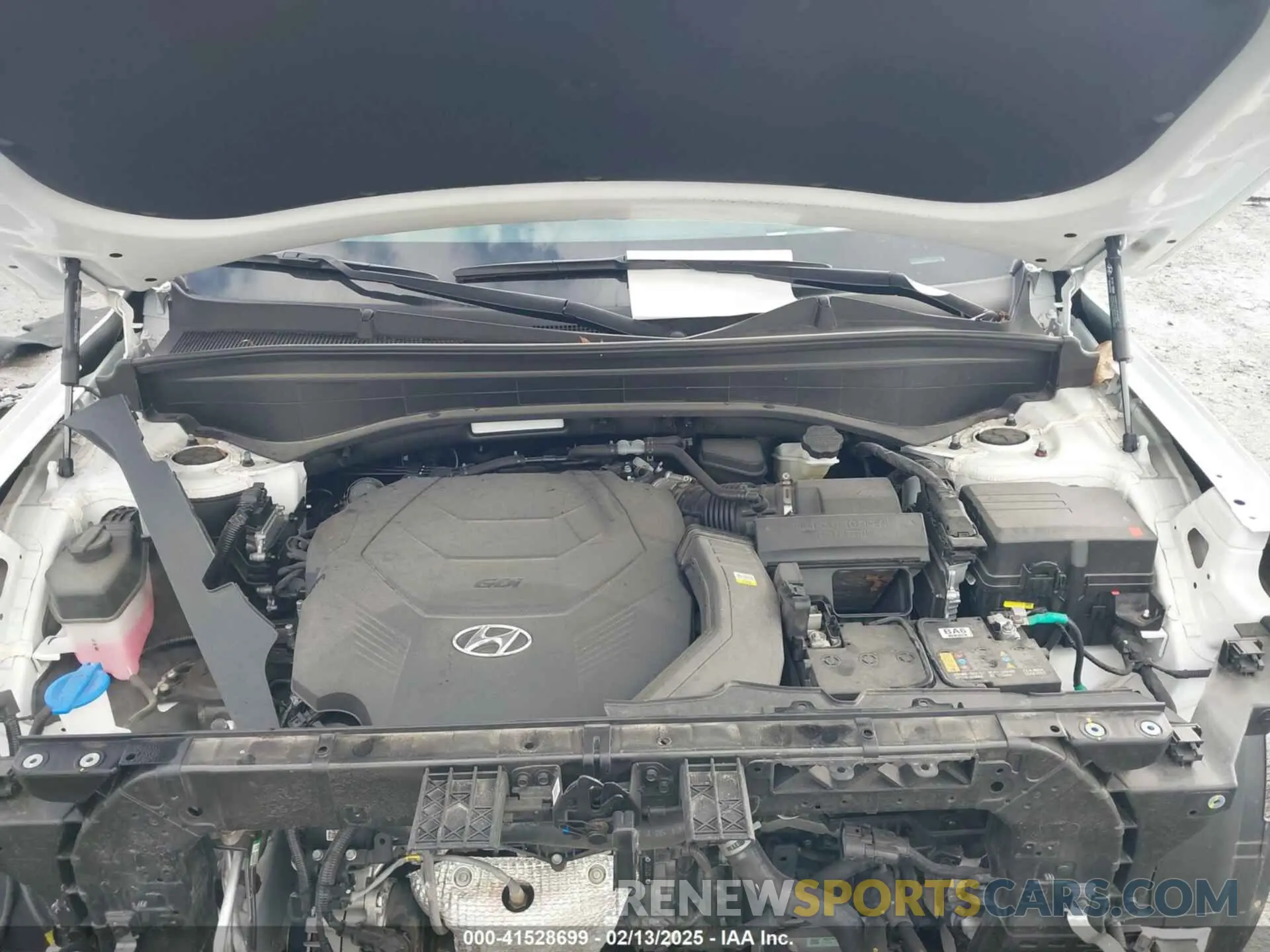 10 fotografías del automóvil dañado KM8R7DGE0RU716152 HYUNDAI PALISADE 2024