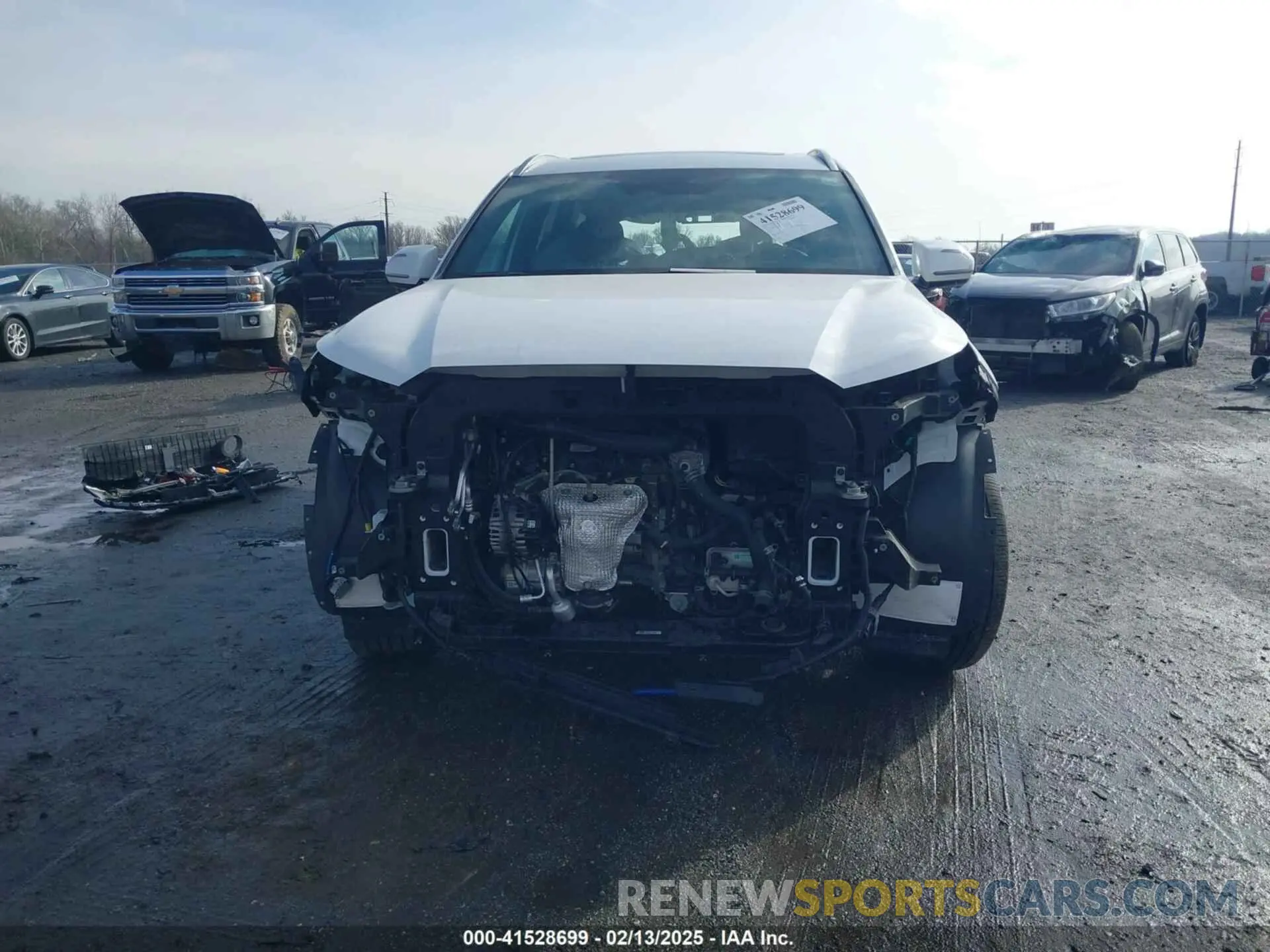 12 fotografías del automóvil dañado KM8R7DGE0RU716152 HYUNDAI PALISADE 2024
