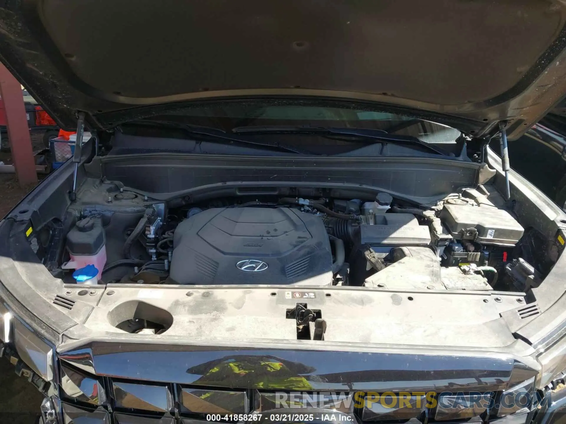 10 fotografías del automóvil dañado KM8R7DGE1RU737737 HYUNDAI PALISADE 2024