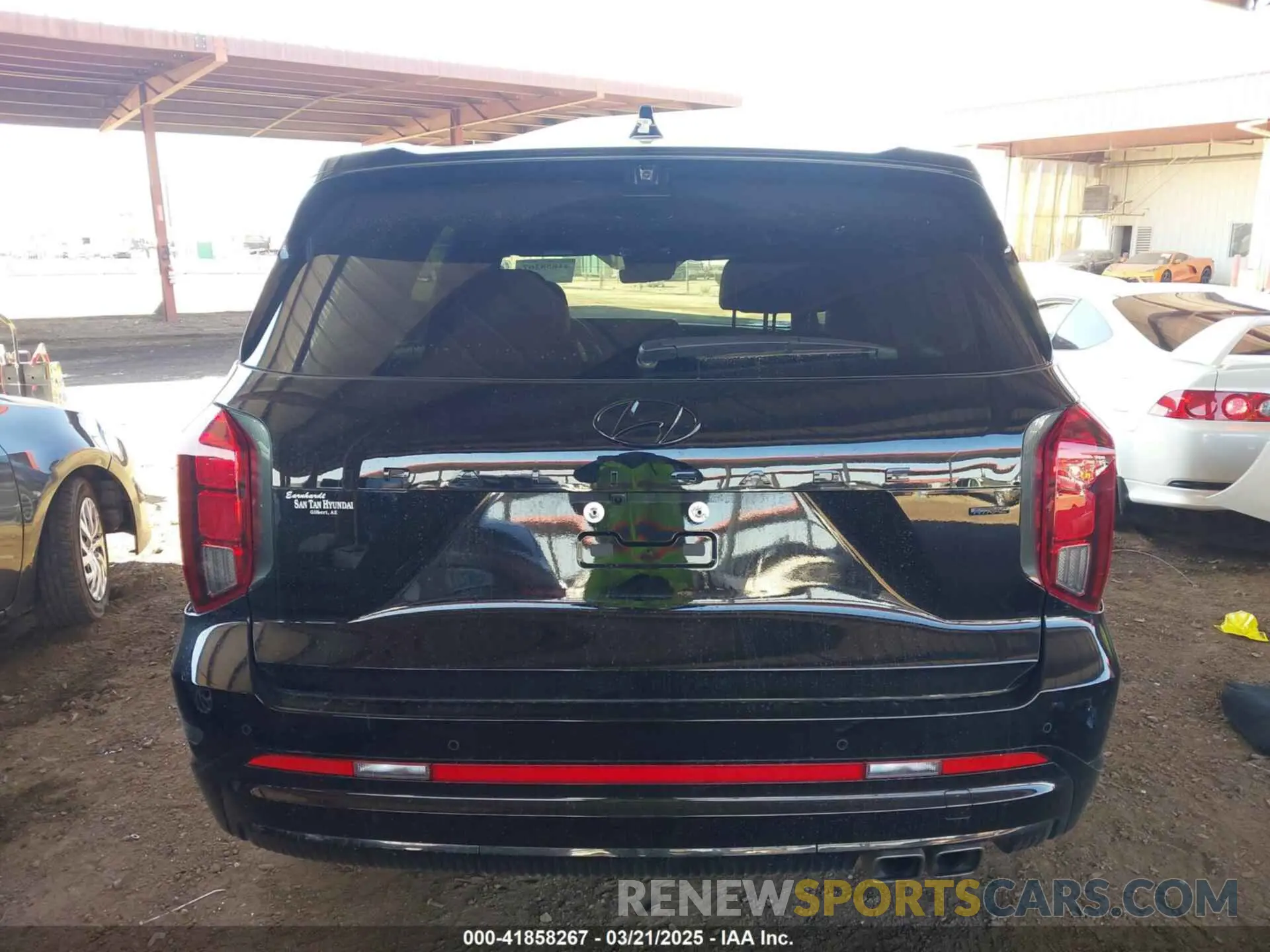 17 fotografías del automóvil dañado KM8R7DGE1RU737737 HYUNDAI PALISADE 2024