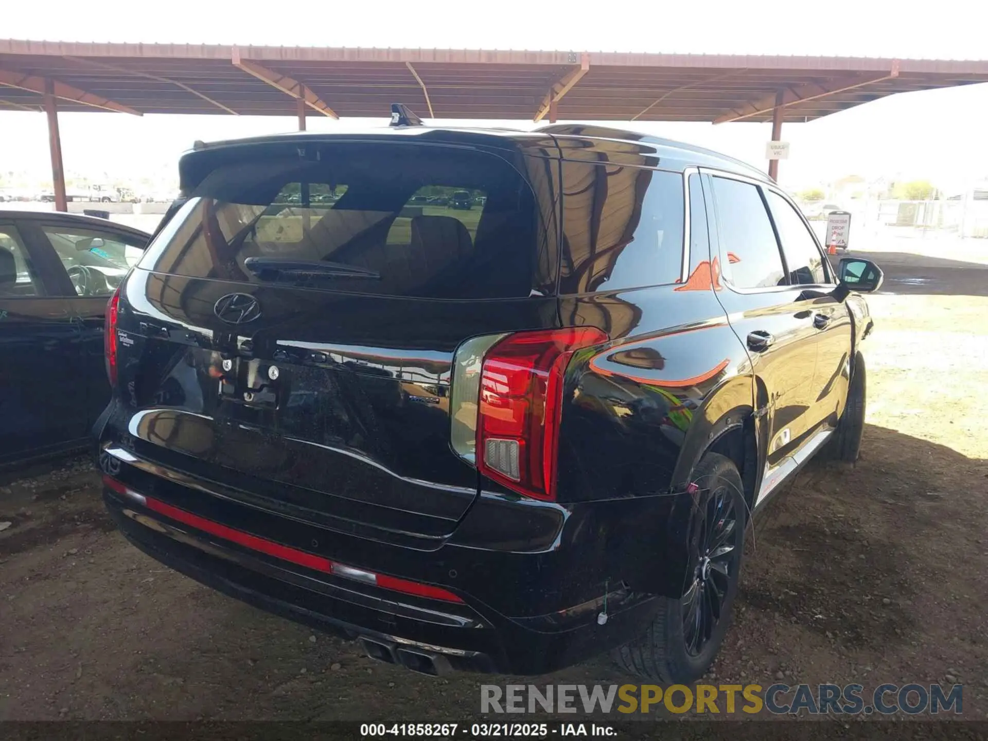 4 fotografías del automóvil dañado KM8R7DGE1RU737737 HYUNDAI PALISADE 2024