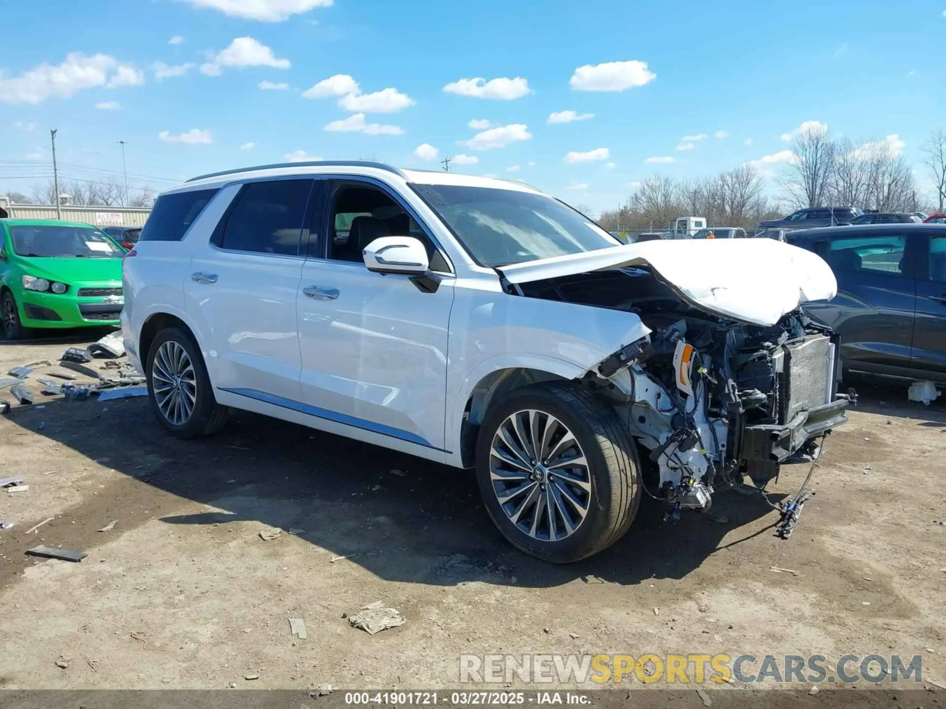 1 fotografías del automóvil dañado KM8R7DGE1RU760287 HYUNDAI PALISADE 2024