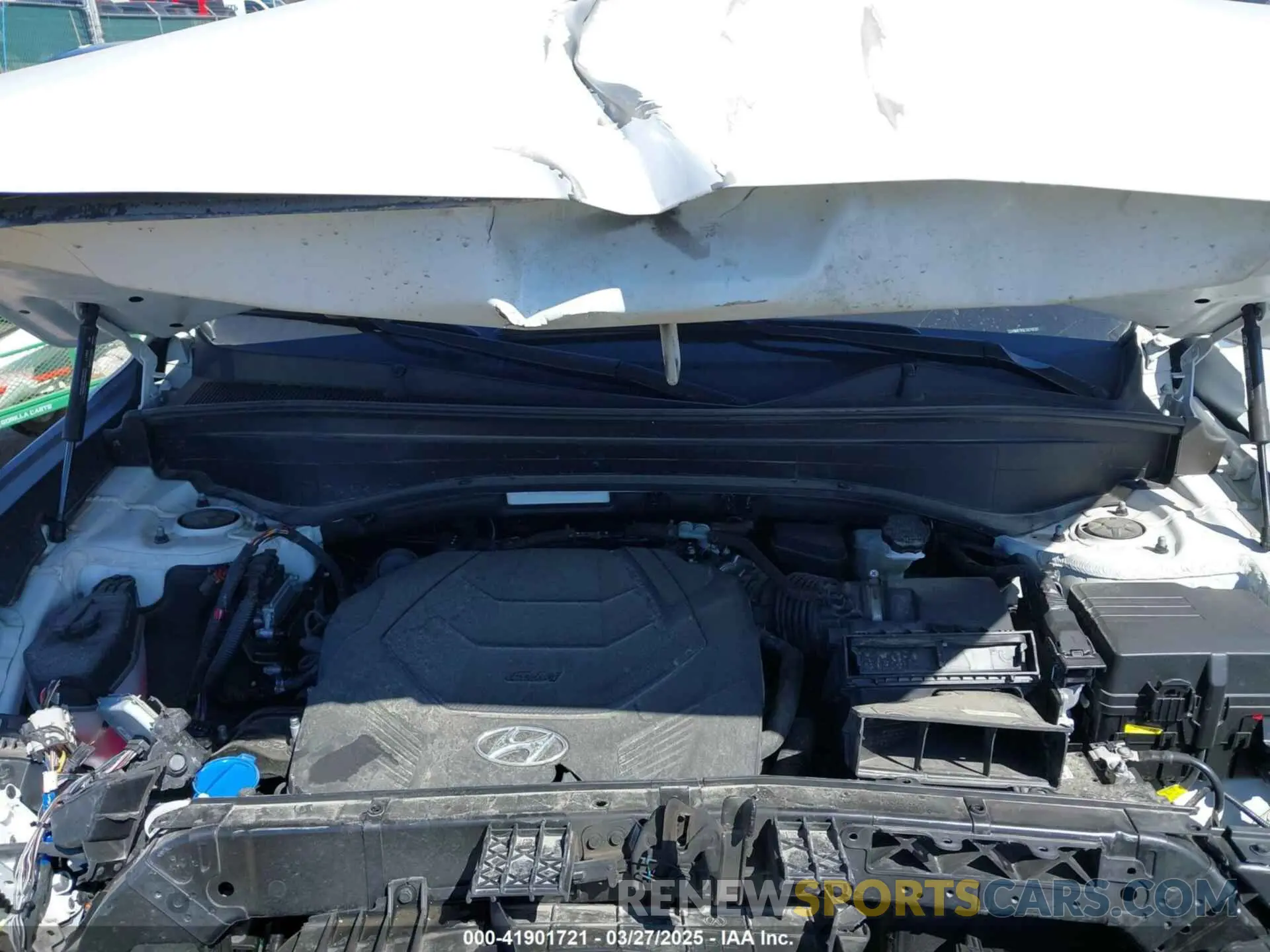 10 fotografías del automóvil dañado KM8R7DGE1RU760287 HYUNDAI PALISADE 2024