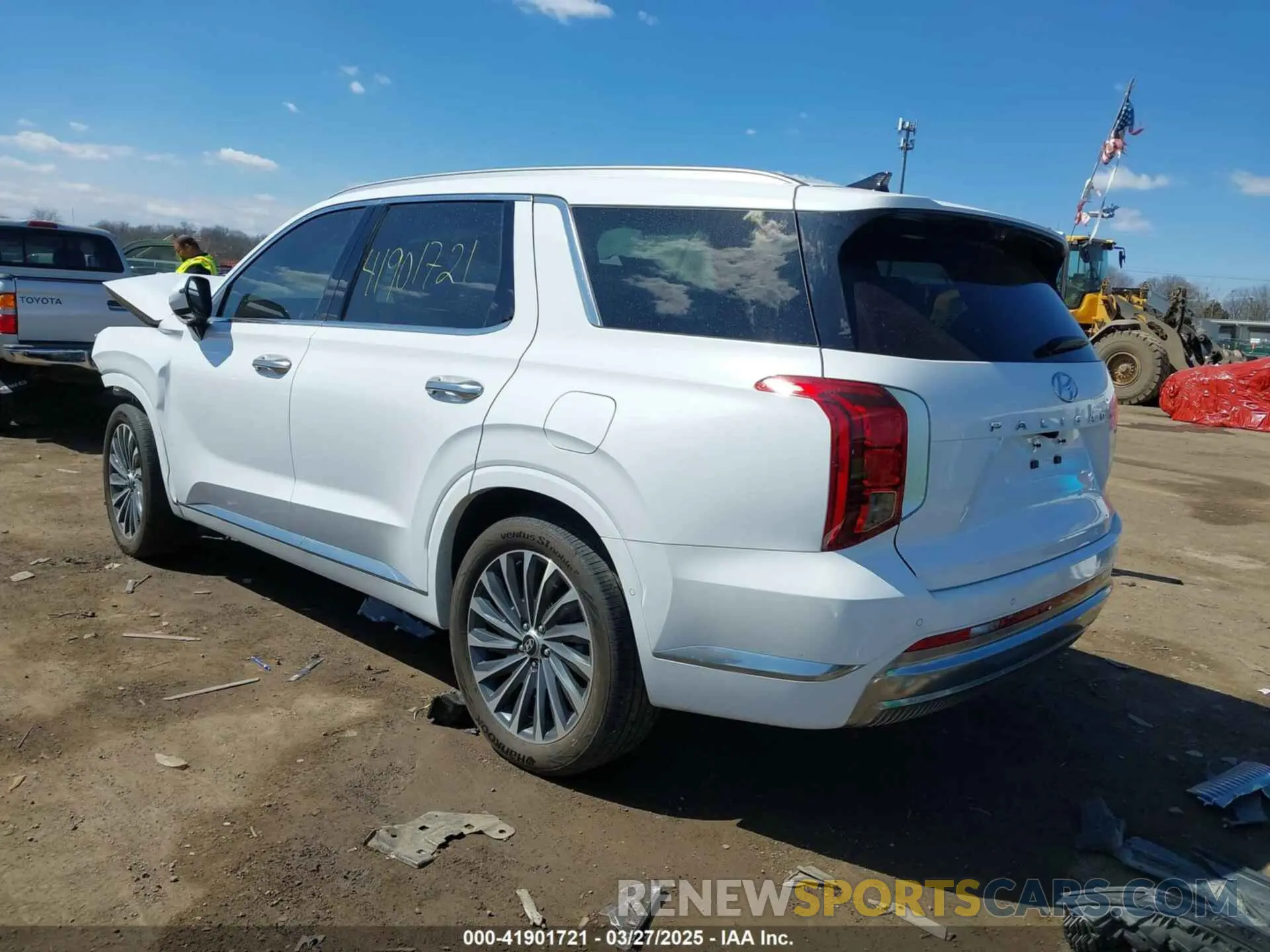 3 fotografías del automóvil dañado KM8R7DGE1RU760287 HYUNDAI PALISADE 2024