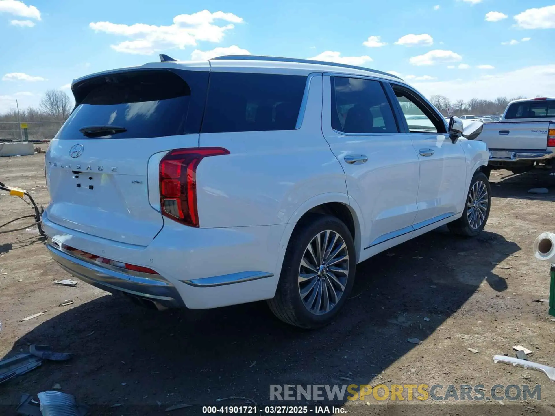 4 fotografías del automóvil dañado KM8R7DGE1RU760287 HYUNDAI PALISADE 2024