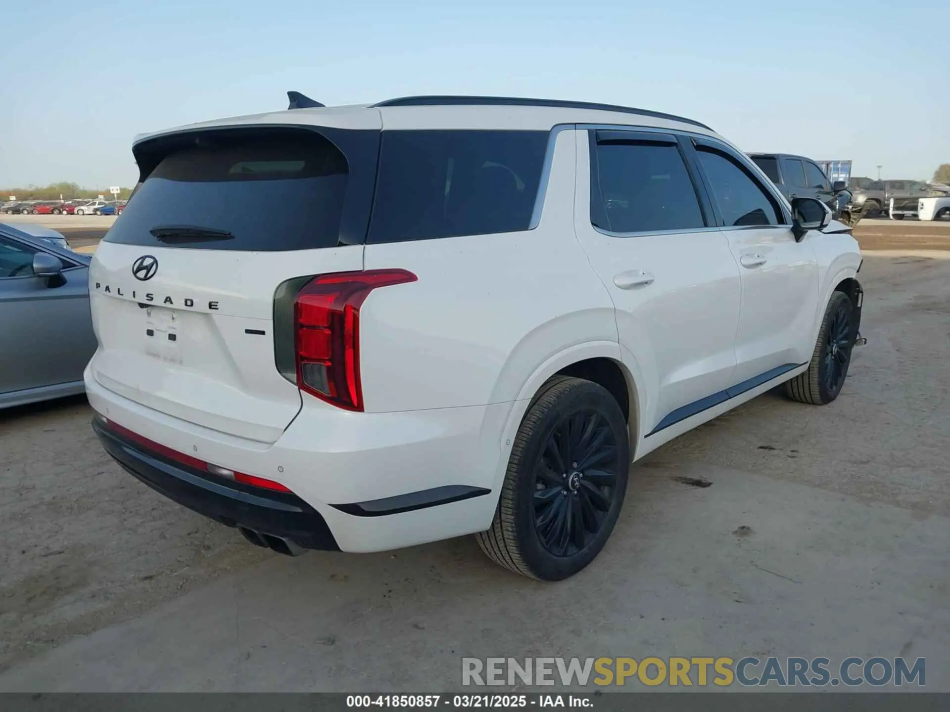 4 fotografías del automóvil dañado KM8R7DGE2RU763909 HYUNDAI PALISADE 2024