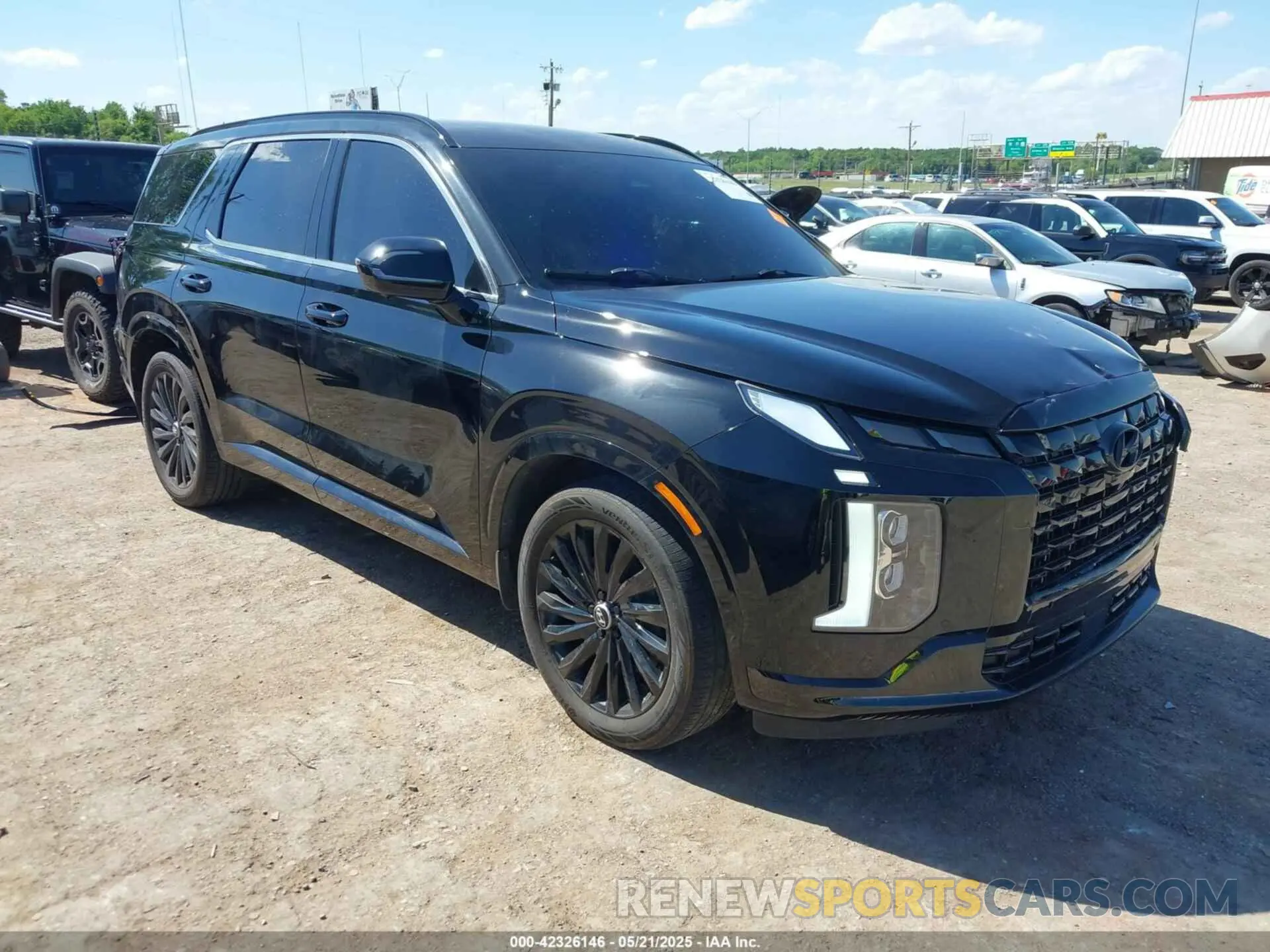 1 fotografías del automóvil dañado KM8R7DGE3RU693966 HYUNDAI PALISADE 2024