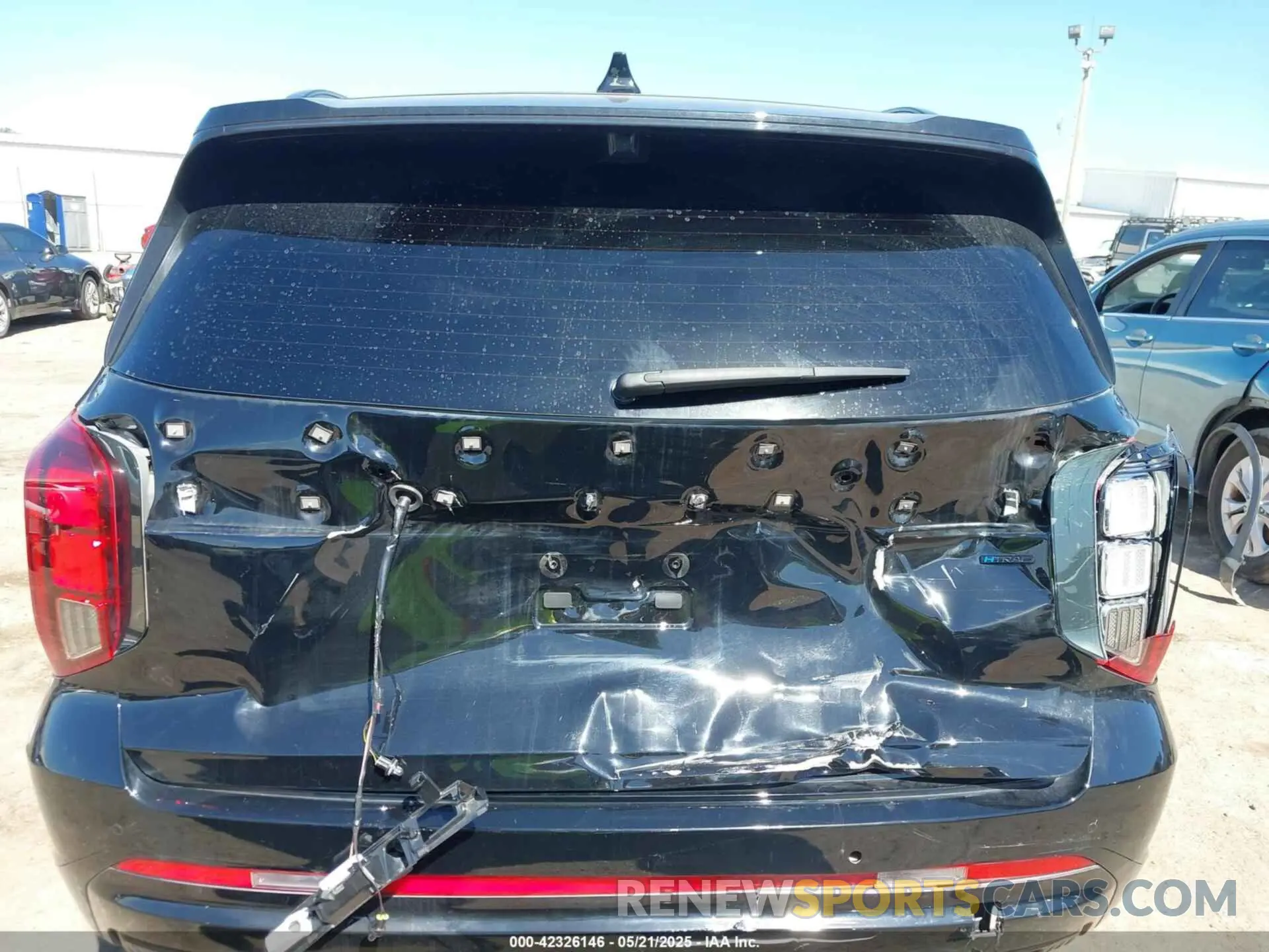 17 fotografías del automóvil dañado KM8R7DGE3RU693966 HYUNDAI PALISADE 2024