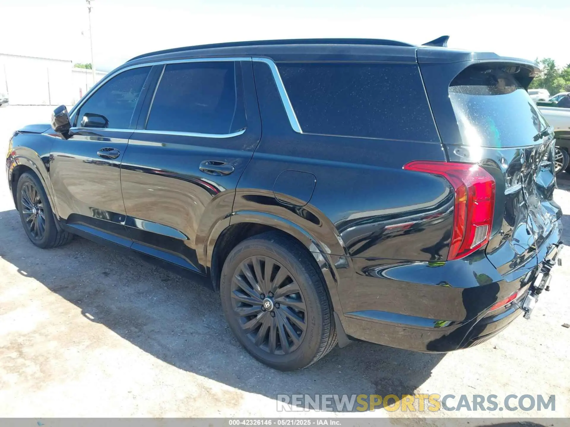 3 fotografías del automóvil dañado KM8R7DGE3RU693966 HYUNDAI PALISADE 2024