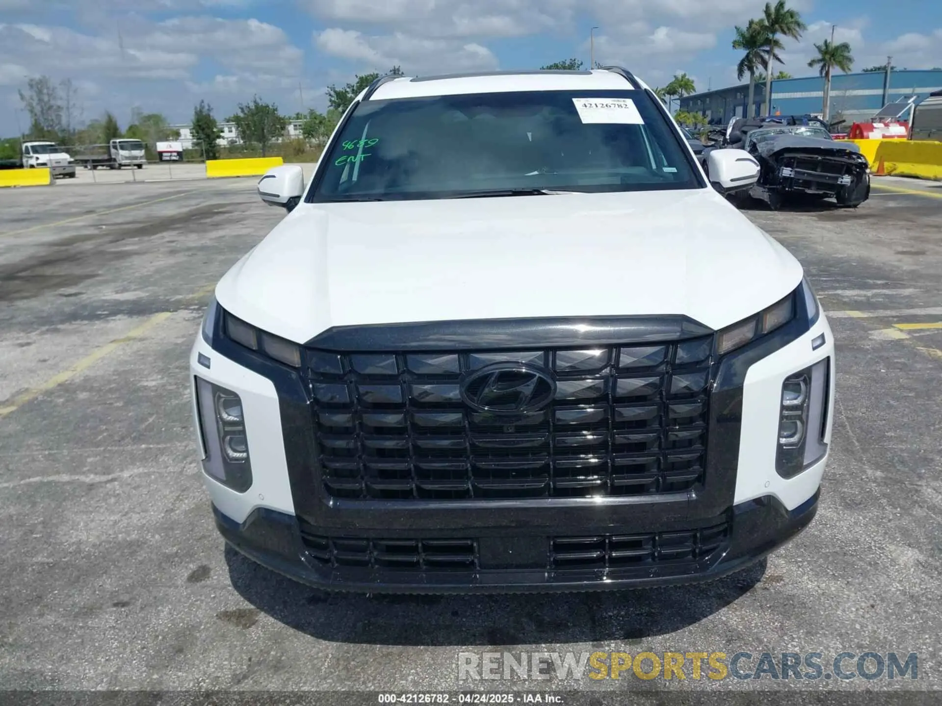13 fotografías del automóvil dañado KM8R7DGE3RU712029 HYUNDAI PALISADE 2024