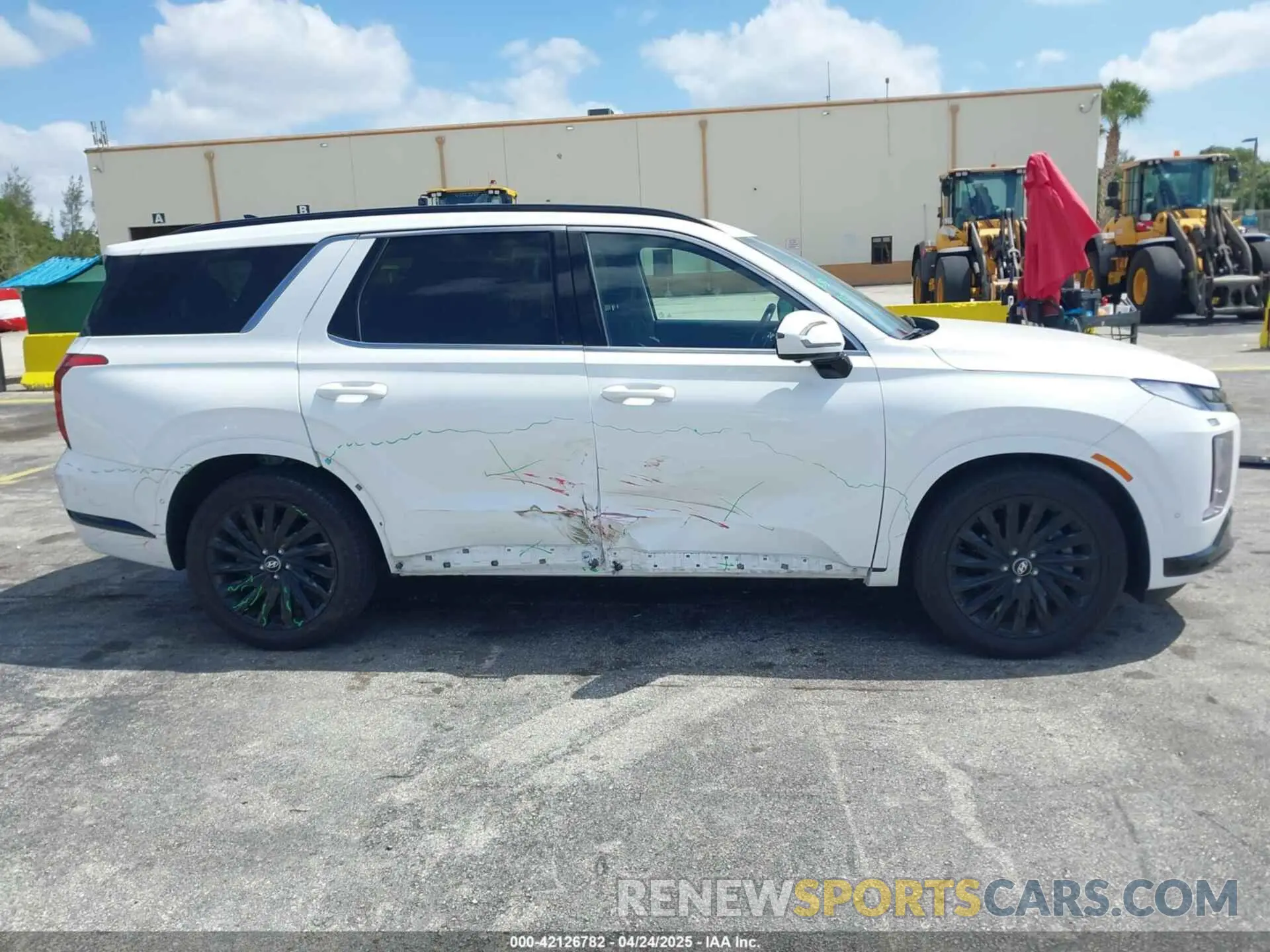 14 fotografías del automóvil dañado KM8R7DGE3RU712029 HYUNDAI PALISADE 2024