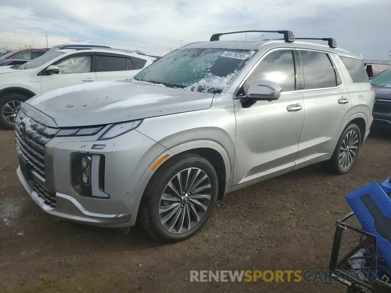 1 fotografías del automóvil dañado KM8R7DGE4RU667313 HYUNDAI PALISADE 2024